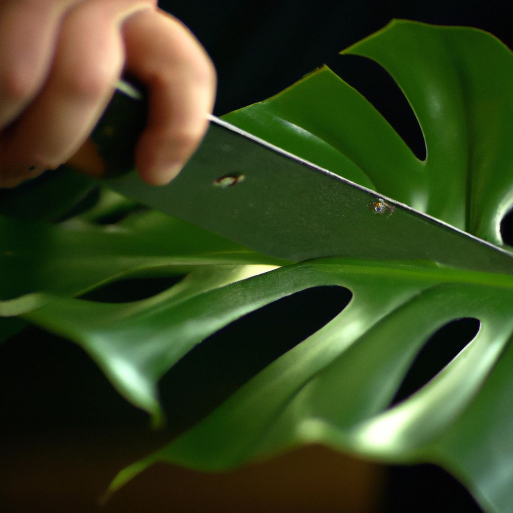 How to Cut Yellow Leaves off Monstera