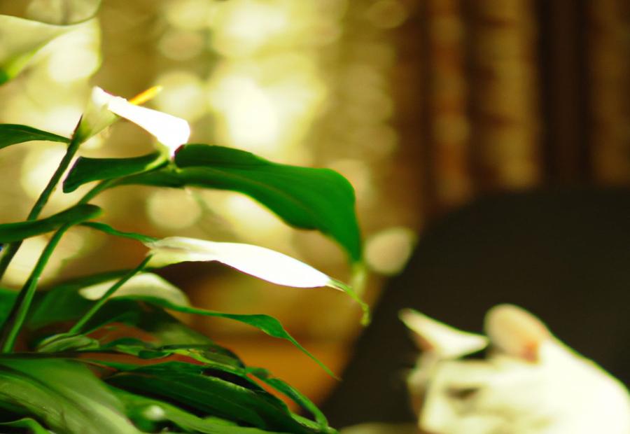 The Dangers of Cats and Peace Lily - How to Keep Cats Away from Peace Lily 