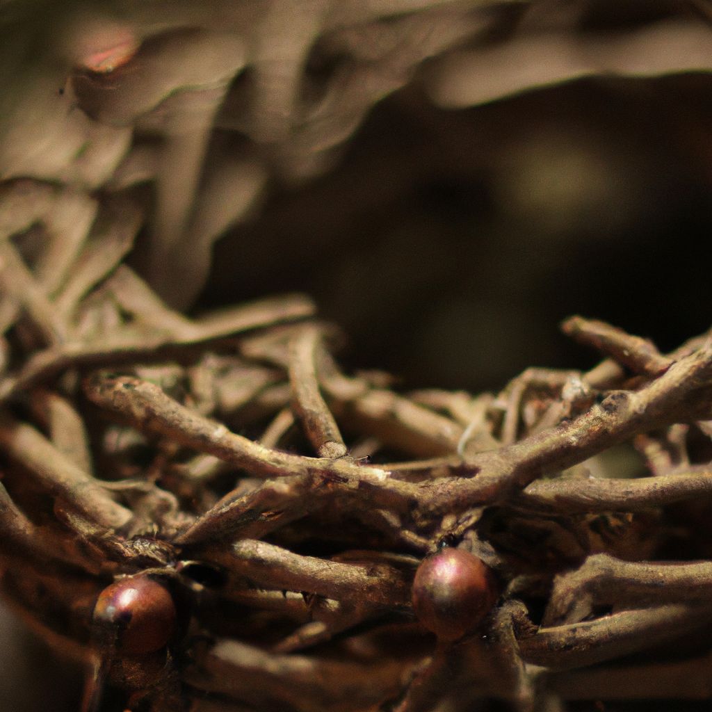how to make a crown of thorns for craft